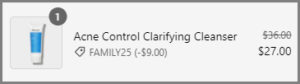 Murad Acne Control Clarifying Cleanser Final Low Price with Promo Code at Murad Checkout Page Murad Acne Control Clarifying Cleanser Final Low Price with Promo Code at Murad Checkout Page