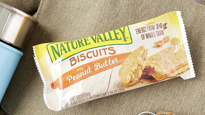 Nature Valley Biscuit Sandwiche Snack Bar on a Tote Bag
