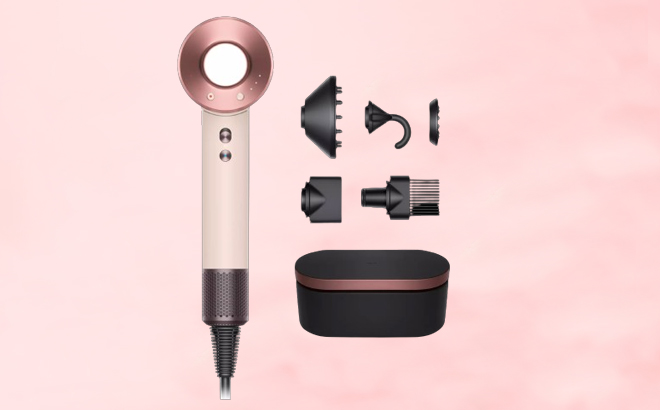 New Dyson Limited Edition Ceramic Pink and Rose Gold Supersonic Hair Dryer New Dyson Limited Edition Ceramic Pink and Rose Gold Supersonic Hair Dryer