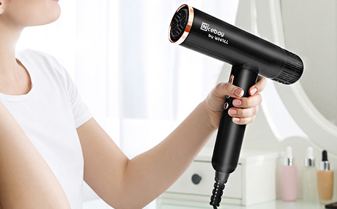 Nicebay Ionic Hair Dryer with 3 Attachments