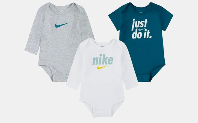 Nike 3 Pack Bodysuits