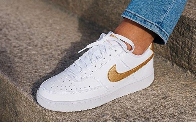 Nike Court Vision Low Next Nature Gold