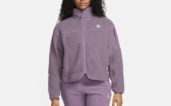 Nike Womens Oversized Fleece Jacket