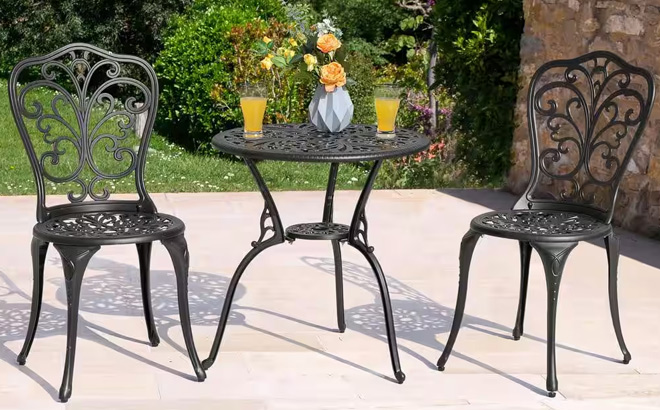 Nuu Garden Aluminum Patio Bistro Set