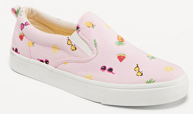 Old Navy Girls Canvas Slip On Sneakers