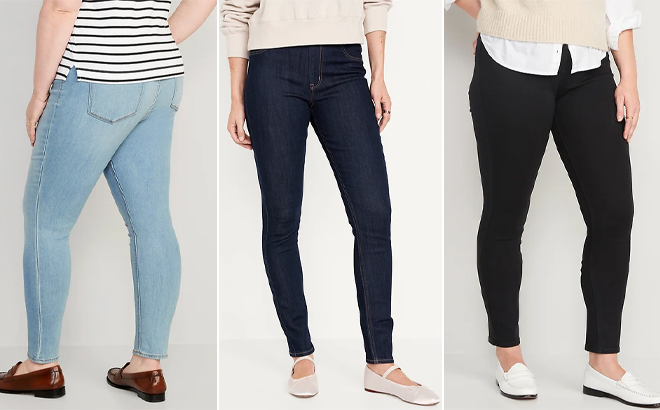 Old Navy Womens Jeggings in Three Colors