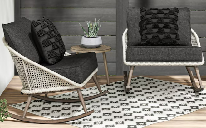 Origin 21 Plymouth Cove 3 Piece Wicker Bistro Patio Set