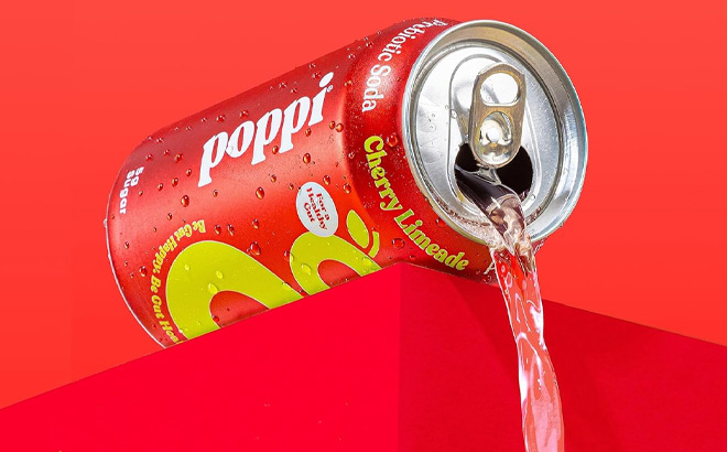 POPPI Sparkling Cherry Limeade Soda