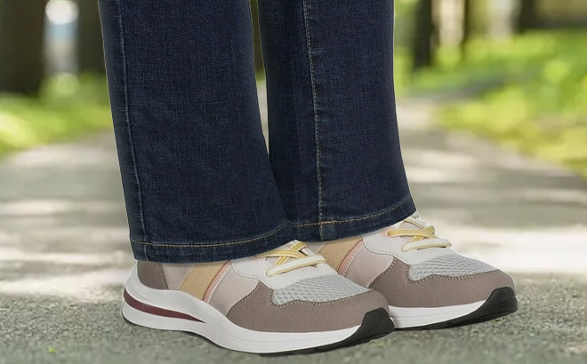 Pair of Avia Womens Retro Sneakers