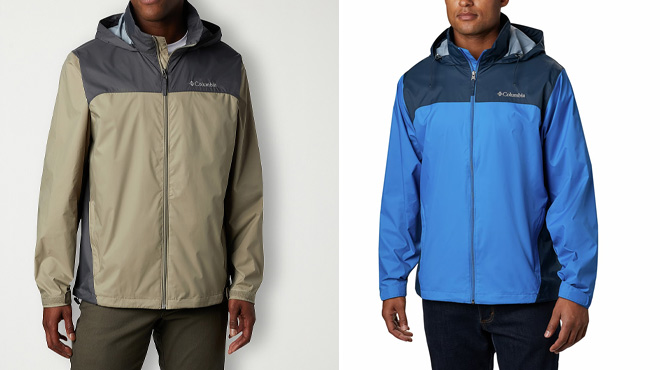 People Wearing Columbia Mens Hooded Lined Waterproof Lightweight Raincoat