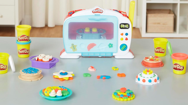 Play Doh Kitchen Creations Magical Oven Play Food Set