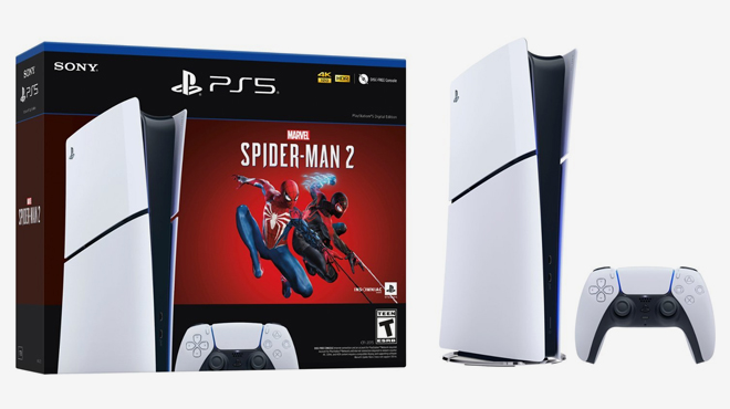 PlayStation 5 Digital Edition Marvels Spider Man 2 Bundle