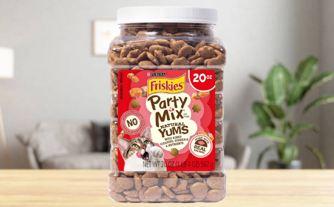 Purina Friskies Natural Cat Treats Party Mix