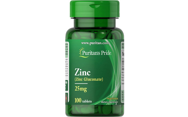 Puritans Pride 100 Count Zinc Tablets