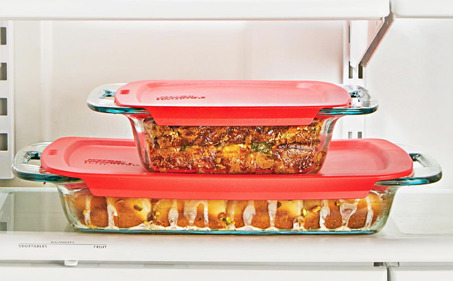 Pyrex 4 Piece Extra Large Glass Baking Dish Set Pyrex 4 Piece Extra Large Glass Baking Dish Set