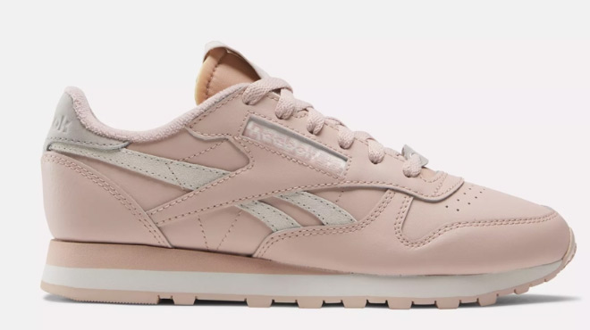 Reebok Classic Leather Shoes in Pink Stucco Color