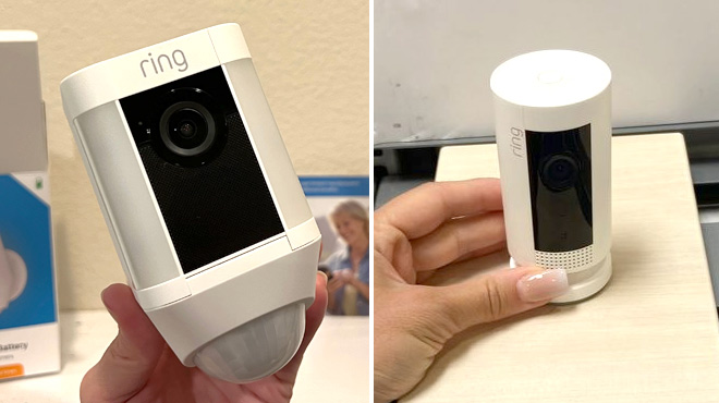 Ring Spotlight Cam with Ring Indoor Cam