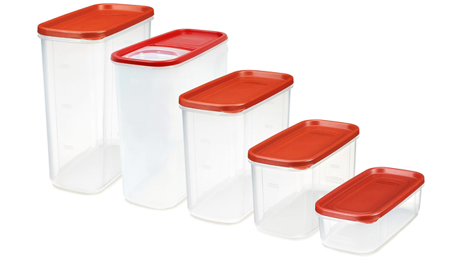 Rubbermaid Modular Premium Food Storage Containers 10 Piece Set Rubbermaid Modular Premium Food Storage Containers 10 Piece Set