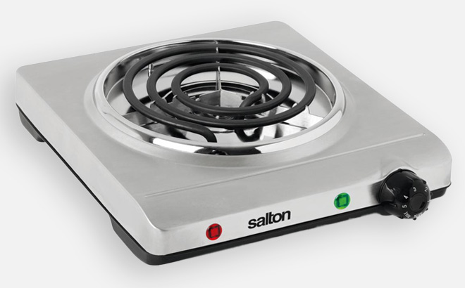 Salton Stainless Steel Portable Cooktop Salton Stainless Steel Portable Cooktop