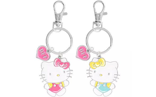 Sanrio Hello Kitty BFF 2 piece Keychain Set
