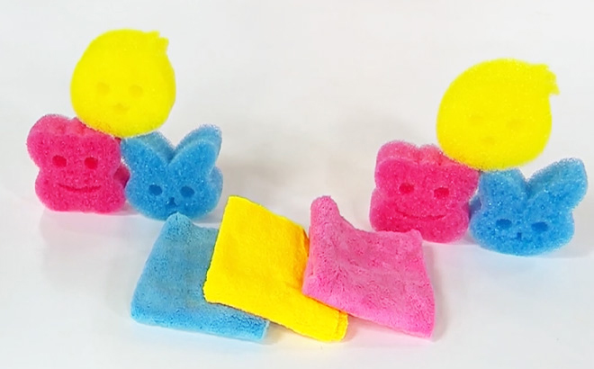 Scrub Daddy 6-Piece Spring Sponges & Microfiber Towel Set