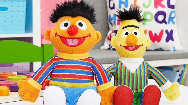 Sesame Street Friends Bert and Ernie 8 inch 2 Piece Plush