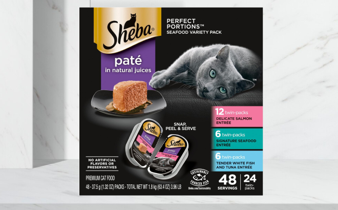 Sheba Perfect Portions Pate Adult Wet Cat Food Trays