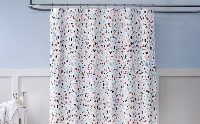 Shower Curtain in Bathroom