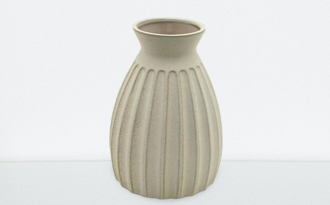 Sonoma Fluted Vase Table Decor on table