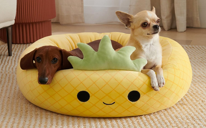 Squishmallows 24 Inch Maui Pineapple Pet Bed