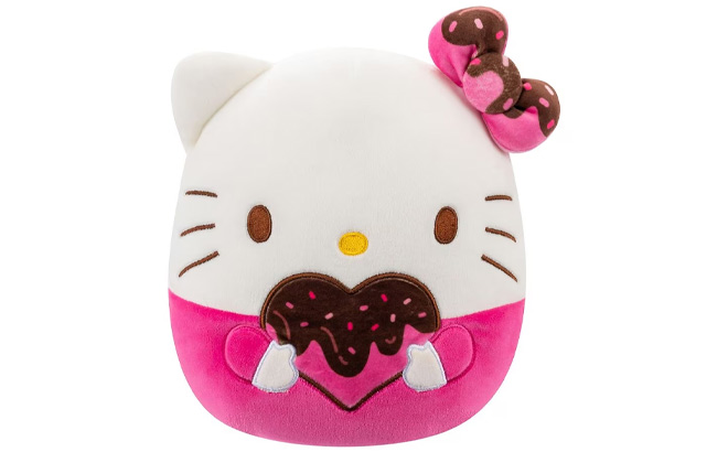 Squishmallows Hello Kitty with Bow