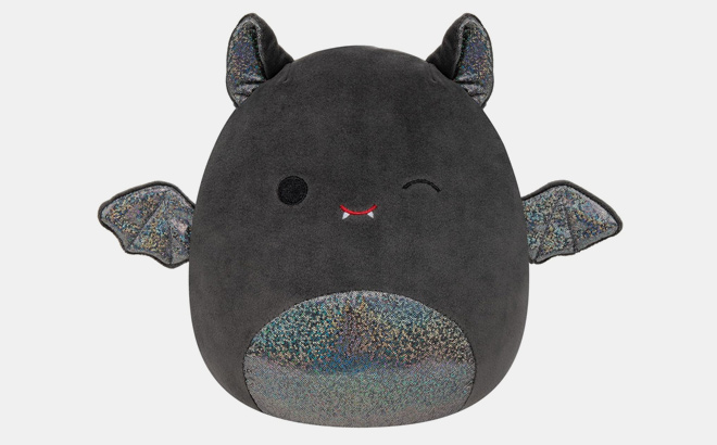 Squishmallows Original 8 Inch Emily Bat with Sparkly Ears and Belly