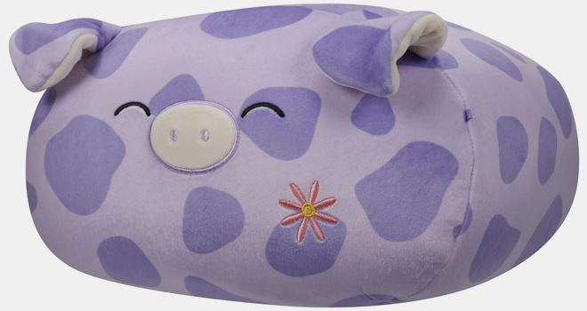 Squishmallows Stackables Original 12 Inch Pammy Pig with Flower Embroidery