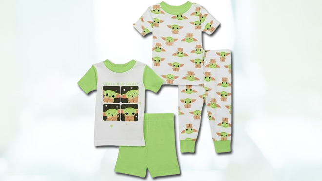 Star Wars Baby Yoda Toddler 4 pc Pajama Set