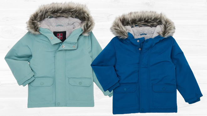 Swiss Tech Toddler Parka Jacket in Two Colors