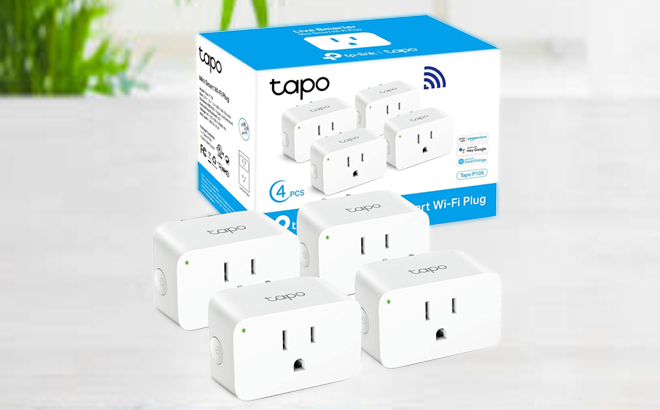 TP Link Tapo Smart Plug Mini 4 Pack