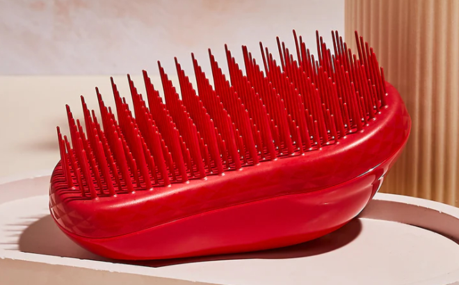 Tangle Teezer Salsa Red Thick Curly Detangling Hair Brush