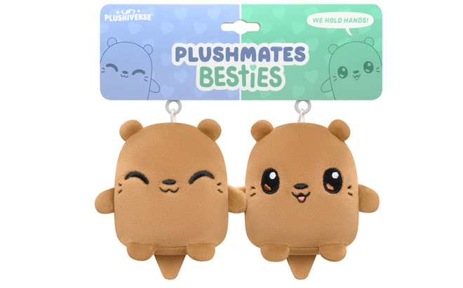 TeeTurtle Plushiverse Plushmates Besties Keychain Set