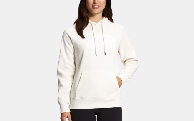 The North Face Half Dome Pullover Hoodie in White Color