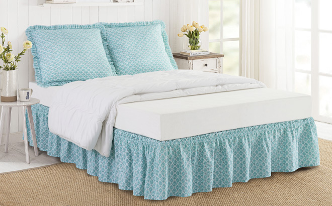The Pioneer Woman 3 Piece Bedskirt and Sham Set