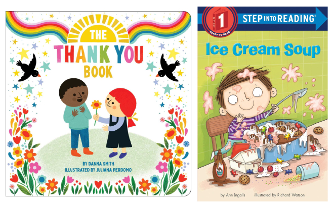 The Thank You Book and Ice Cream Soup Book