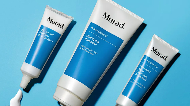 Three Murad Skincare Products
