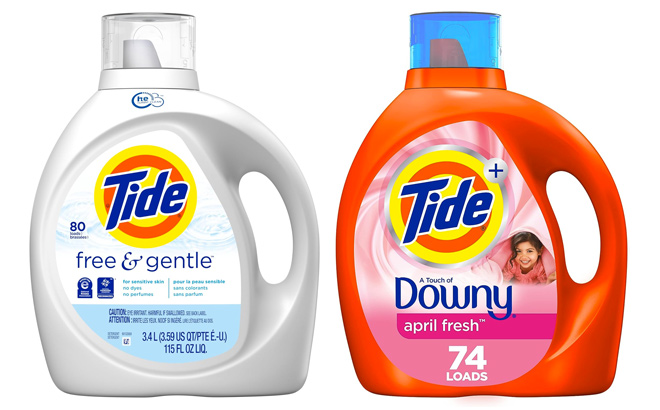 Tide Laundry Detergent Liquid Soap With Touch Of Downy