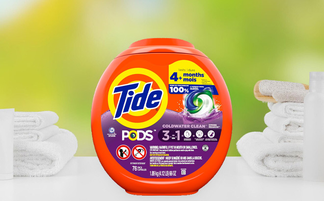 Tide Pods 76 Count Laundry Detergent Pacs