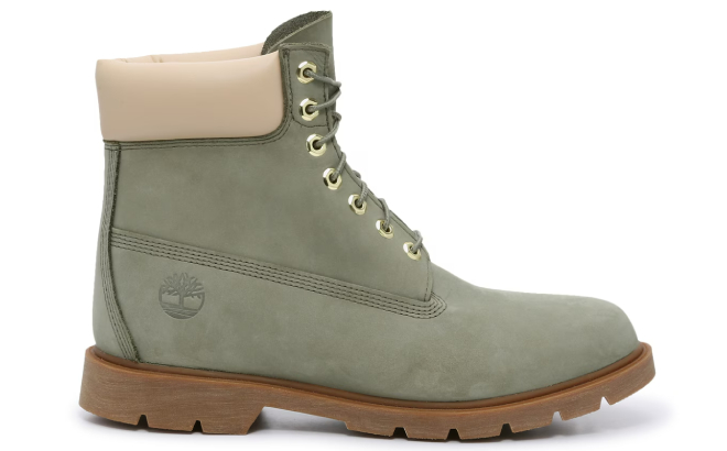 Timberland Classic 6 Inch Boots Dark Green Color