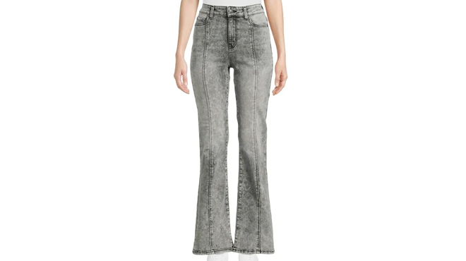 Time and Tru Womens Mid Rise Flare Jeans Time and Tru Womens Mid Rise Flare Jeans