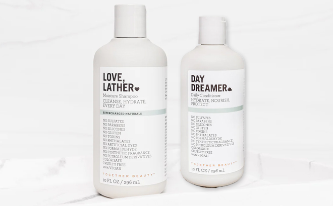 Together Beauty Shampoo Conditioner Bottles