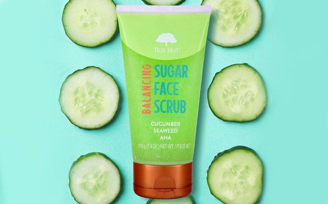 Tree Hut Balancing Face Scrub Cucumber Seaweed Tree Hut Balancing Face Scrub Cucumber Seaweed
