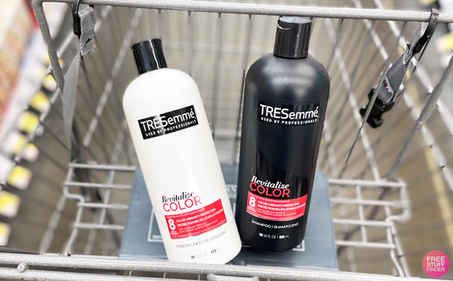 Tresemme Hair Care Products in Walgreens Cart