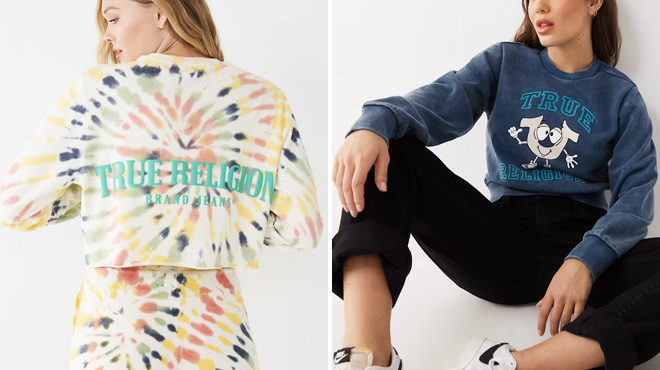 True Religion Cropped Sweatshirt True Religion Cropped Sweatshirt